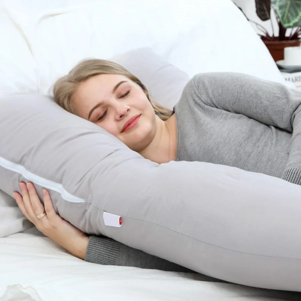 
U shape Pregnancy Full Body Pillow Maternity pregnancy comfort Pillow Nursing and baby Feeding Pillow 