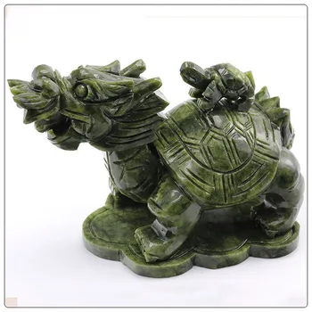 Middle Size South Jade Dragon Turtle,Fengshui Dragon Turtle - Buy Jade ...