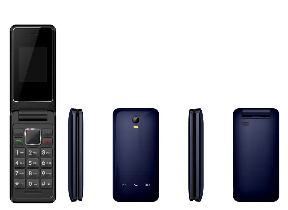 1.8 inch qcif, dual sim, quad band flip phone