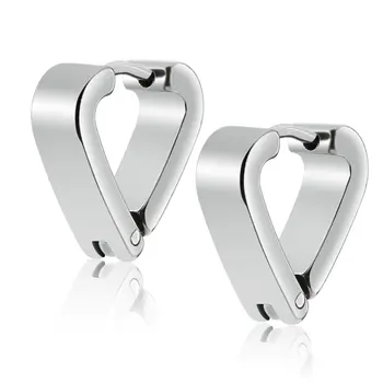 Factory Directly Women Men S Triangle Shaped Huggie Earrings Factory Directly Women Men S Triangle Shaped Huggie Earrings Stainless Steel Hoop Earring For Party
