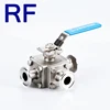 RF THREADED THREE-WAY FULL BORE MANUAL BALL VALVE GATE VALVES