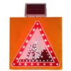 Public Security Triangle Flashing Waterproof LED Traffic Sign