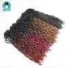 Ombre Faux Locs Curly 20inch 24roots Soft Crochet Braids Dread Bohemian Gypsy Locs hair Extensions
