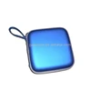 Custom durable small portable PU surface zipper close cd case