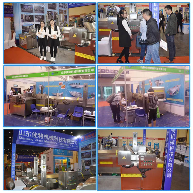 Industrial broad beans frying machine automatic stirring  seeds green pea frying machine