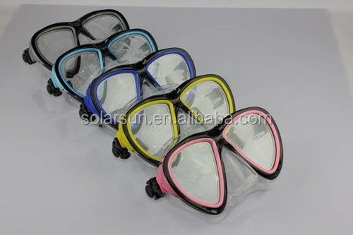 High quality silicone adult professional scuba diving mask/prices snorkeling dive