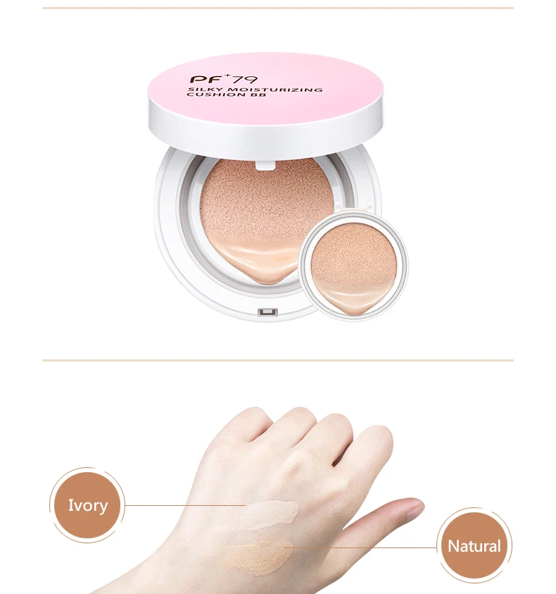 Soft Flawless Foundation Bb Cream Natural Waterproof Air Cushion Bb