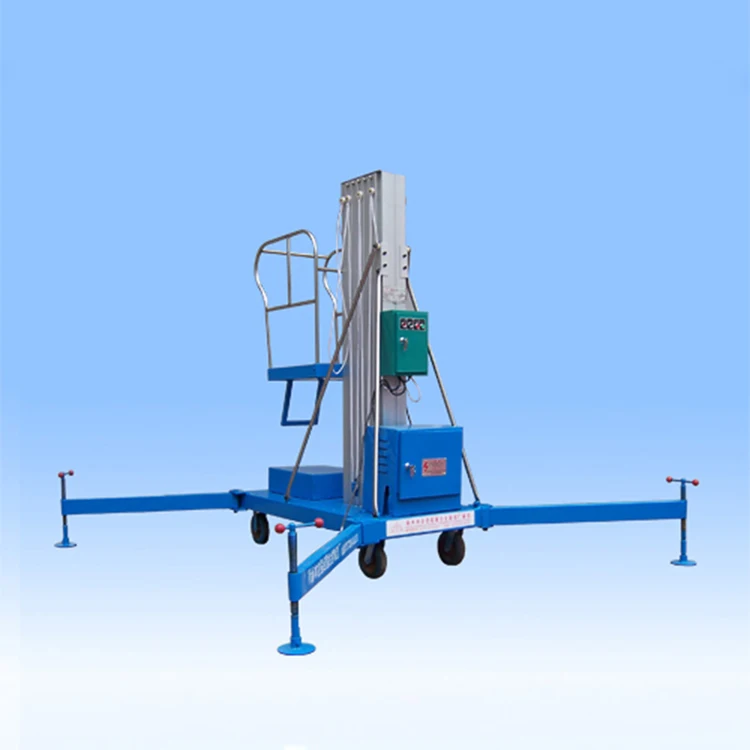 10m Single Aluminum Mast Lift Platform Hydraulic Vertical Buy