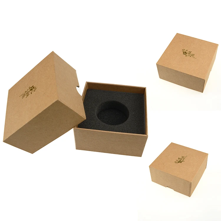 Brown Kraft Paper Ring Boxes Gift Boxes 