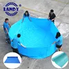 Economical and practical above ground pool overlap liner
