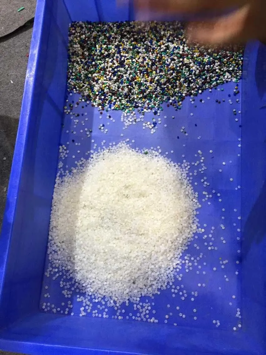 2015 chinaplasplastic granule sorting by machine