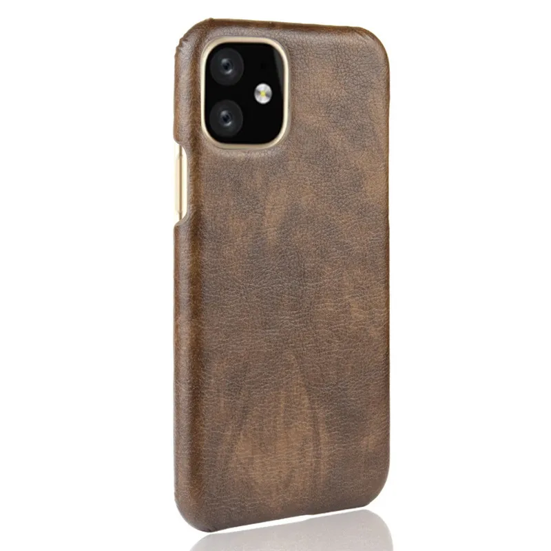 Ultra Slim Vintage PU Leather Skin Hard Back Cover Case for iPhone 11 2019 11 Pro Max