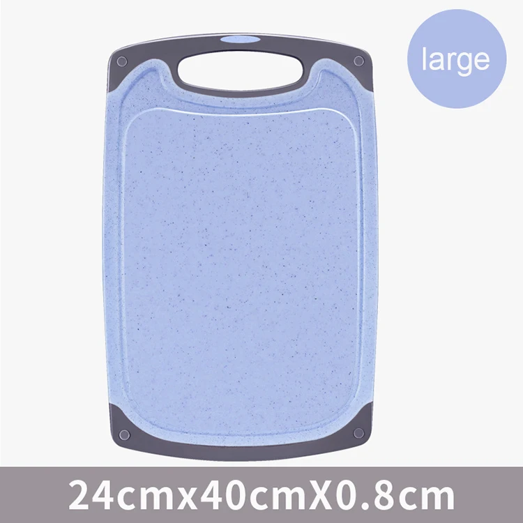 Amazon 2019 Online Shop Eco-friendly High Quality BPA Free Natural Straw Cutting Board Wheat Fiber Chopping Board