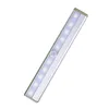 Indoor Light With Motion Sensor LED Night Lighting 10 LEDs Wireless Closet 4* AAA Battery Table Cabinet Bookcase Lamp
