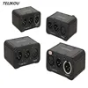 TELIKOU TX-3F XLR CANNON Box Splitter 3-XLR Expander, Three Females, Three Males