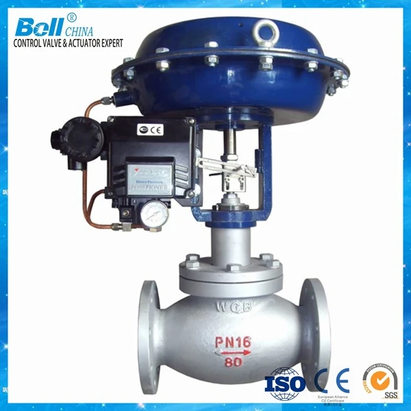 Remote Control Pneumatic Valve Pneumatic Actuator Valve Positioner