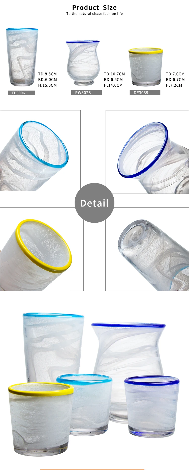 antique blue glass vase