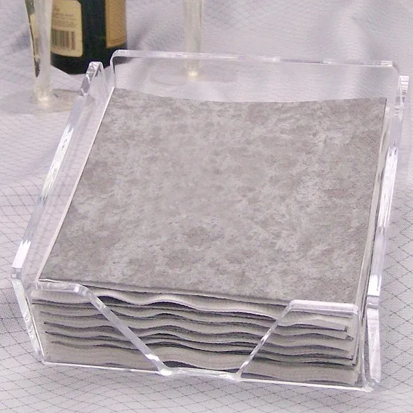Square Clear Acrylic Tissue Napkin Holder For Hotel Or Restaurant Buy