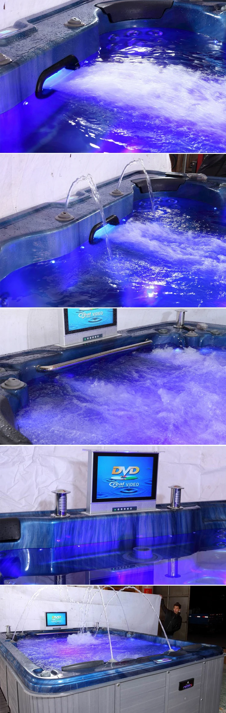 Spa-015 Luxurious Hot Tub With Tv/ Hd