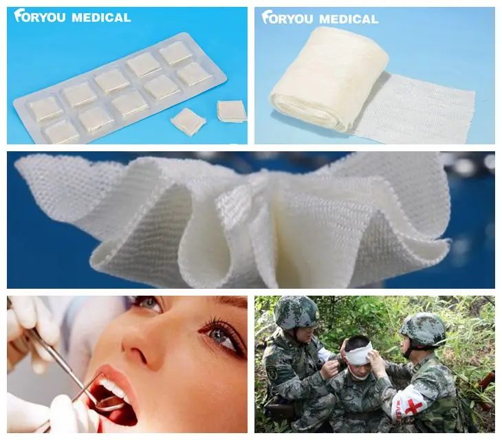 Hemostica Dental Gauze With Ce Fda Iso13485 Buy Hemostatic Dressing Dental,Dental Gauze