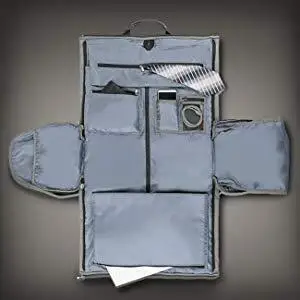 2019 new design travel nylon garment bag with Long shoulder strap