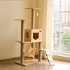 Manufacturer wholesale wooden cat tower furniture wood cat tree