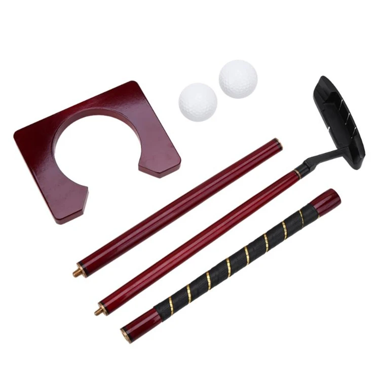 Caiton Portable Golf Putter Practicee Set Travel Indoor Golfs Ball