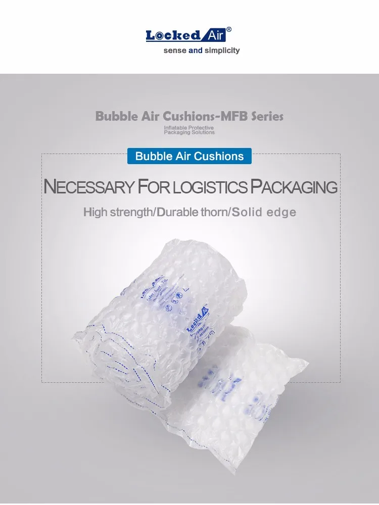 Protective Packaging Material Void Fill Air Bubble Cushion Pillow Film