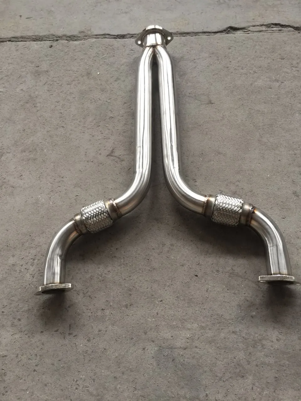 Y Pipe Decat Catless Straight Downpipe Exhaust Fits 350z Infiniti G35