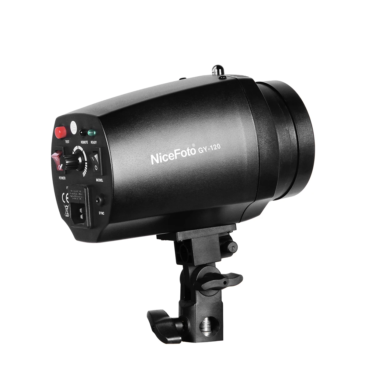 GY-120 120W NiceFoto Mini Studio Flash Light  GN33 CCT 5500 Strobe flash photo light photographic equipment for video shooting