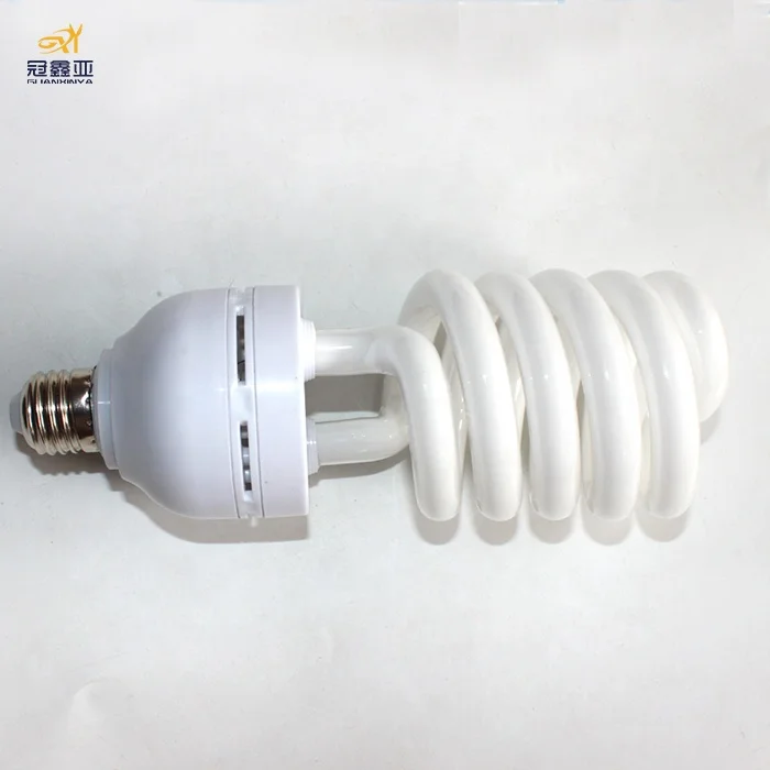 CFL half spiral fluorescent energy saving light bulb