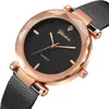 Geneva mesh belt vogue best selling simple Quartz Clock Watches Lady