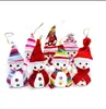Christmas Snowman Plush Toy Cute Ornaments Festival Party Xmas Tree Hanging Decoration