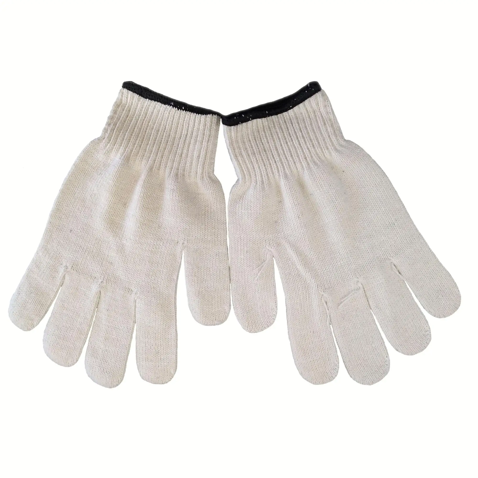 Natural White Cotton Knitted Cheap Safety Gloves Buy Cheap Cotton