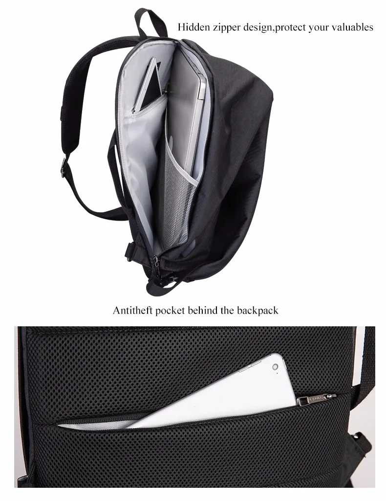 smart backpack with power bank