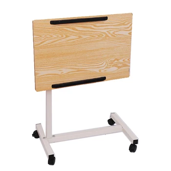 Movable Hospital Overbed Dining Table With Wheels Buy Folding