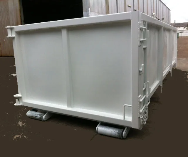 Hooklift Bins Truck Part Metal Scrap Bins With Door For Sale Buy