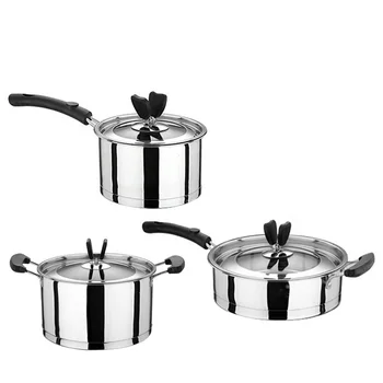 stainless steel non stick pots and pans set