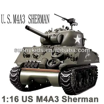 sherman rc tank