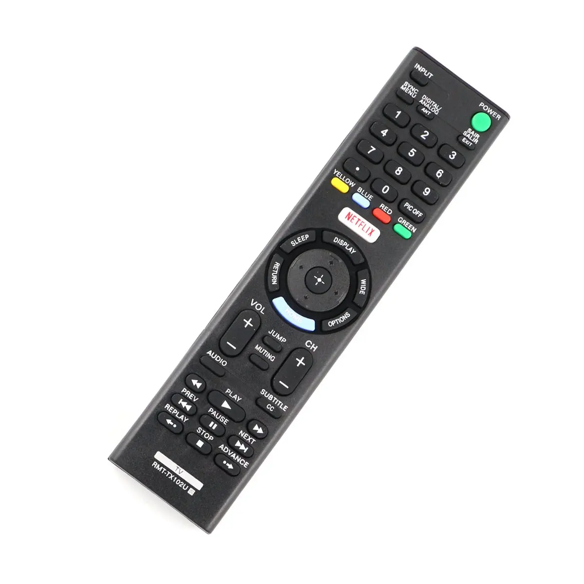 ZdalaMit RMT-TX102U Replaced Remote fit for Sony TV KDL-48W650D KDL-32W600D KDL-40W600D KDL-32R500C KDL-32W650D KDL-40R510C KDL-40R530C KDL-40R550C KDL-55W650D KDL-48R510C KDL-55W6500D KDL-55W6500