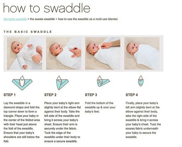 basic swaddle