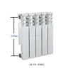 central heating aluminum radiator with 350mm center distance