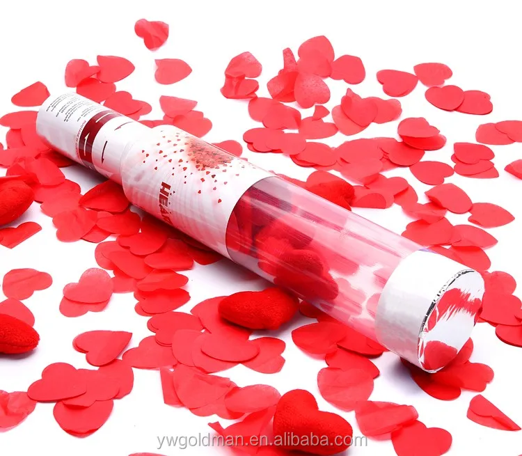 Red Heart Wedding Confetti Adult Party Popper Buy Wedding Party