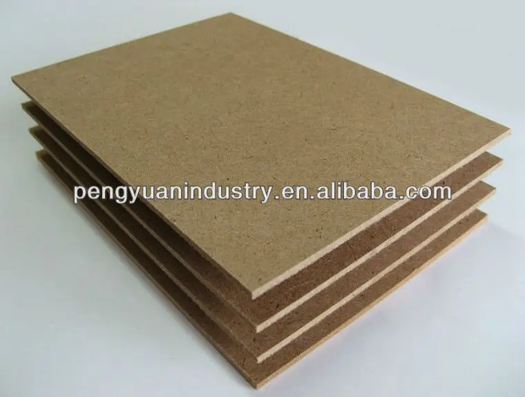 High Quality 3mm Plain Hardboard( Face Smooth And Back Rough) Used In