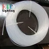 solid core side glow fiber optic lighting for colorful swimming pool, clear jacket side emitting plastic polymer optical fiber