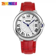 2016 Novas Mulheres Marca de Moda Relógios com Pulseira de Couro Ocasional Relógio De Quartzo Das Mulheres Vestido Relógios relogio feminino Montre Femme