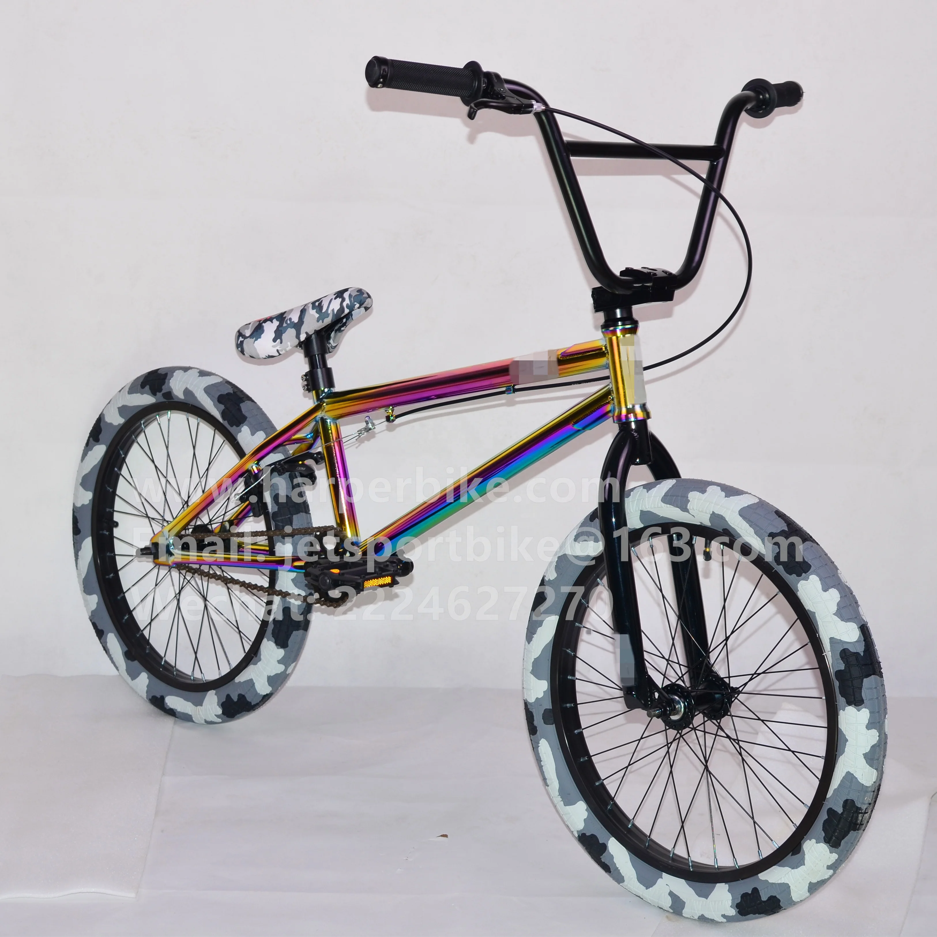 oil slick bmx bike frame