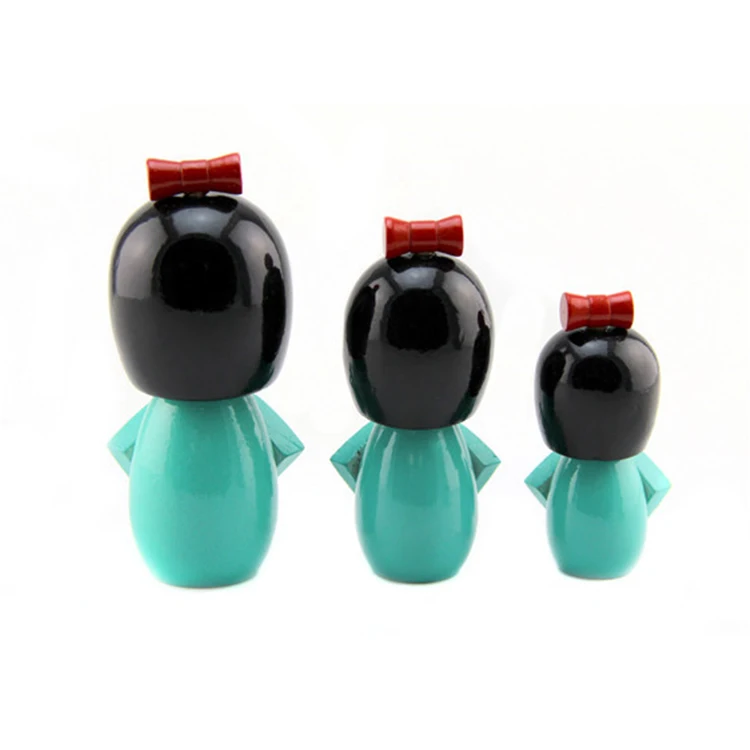 mini kokeshi dolls