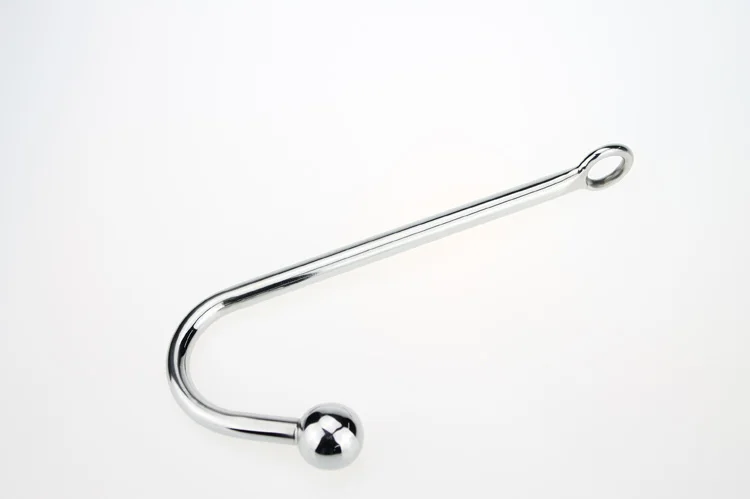 Rope Bondage Gear Metal Stainless Steel Anal Hook With Ball For Men Sex