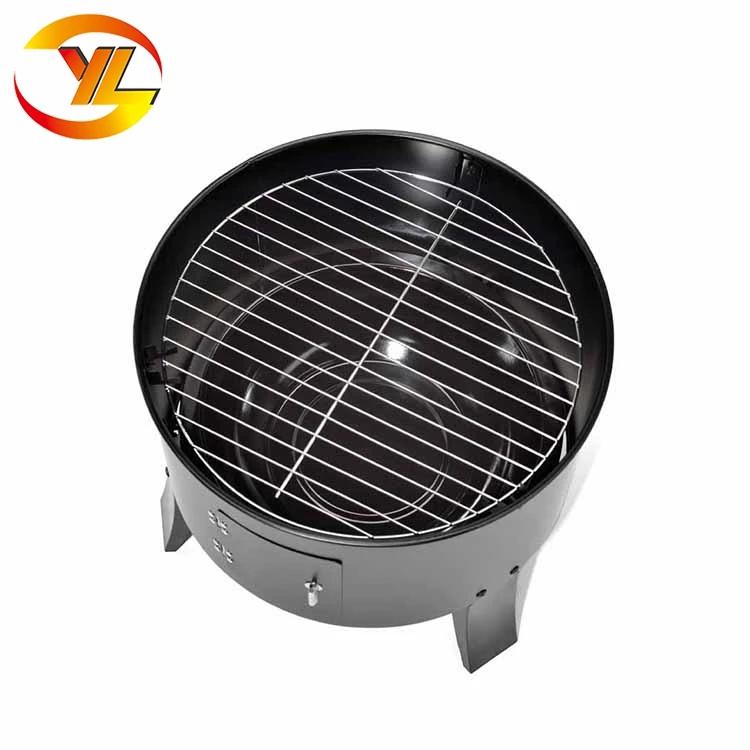 15'' Steam Smoker Charcoal Cylinder Barbecue Bbq Grill Buy Smoker